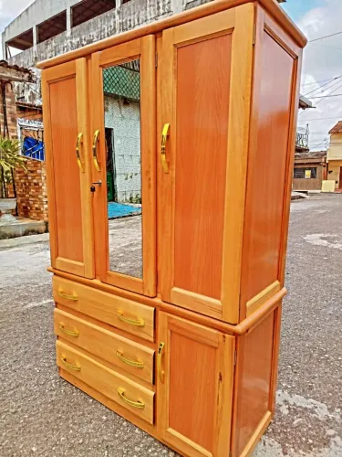 GUARDA ROUPA DE SOLTEIRO NOVO - COMPLETO COM ESPELHO