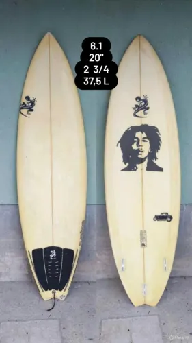 Prancha de surf: Zabo - 6.1" 20"  2 3/4" = 37,5 L