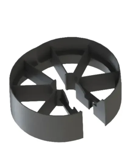 KIT 1700 Espaçador Rolete P/ Fundação Bipartido Estaca 40mm