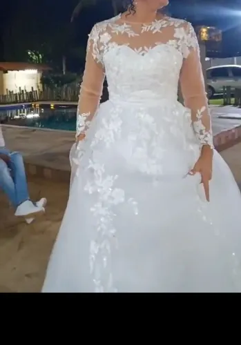 Lindo vestido de noiva