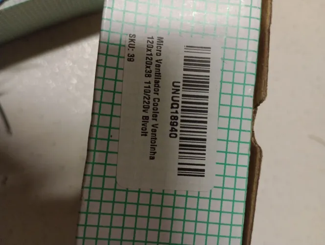Vendo micro ventilador cooler novos na caixa a partir de 40 reais cada