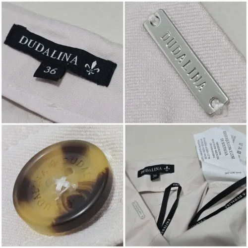 Saia Midi Assimétrica Dudalina Off-White em Linho