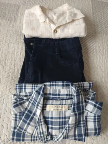 Kit menino tamanho 10, perfeito estado 