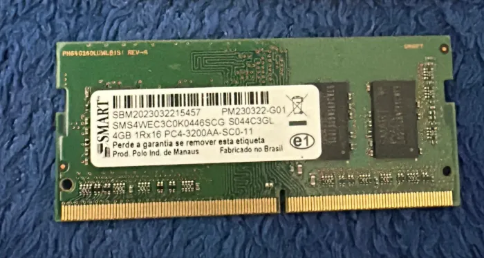Memória DDR4 4Gb