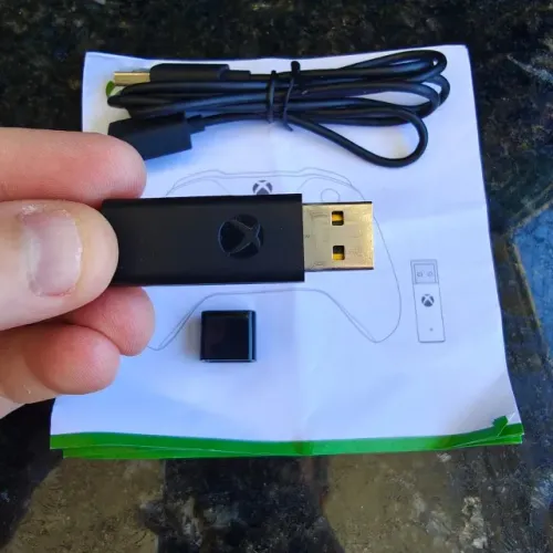Adaptador USB Wireless Sem Fio Original para Controle Xbox no PC