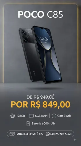 Poco C85 128gb 6ram
