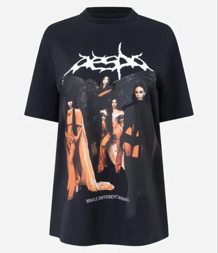 camiseta aespa coleção oficial da renner