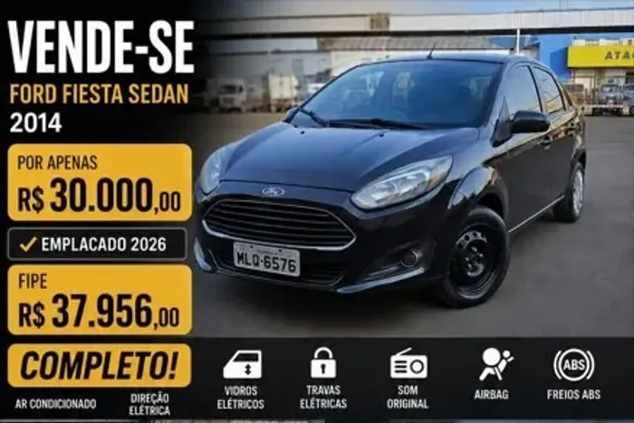 Ford Fiesta Sedan 1.6 16V Flex Aut. 2014