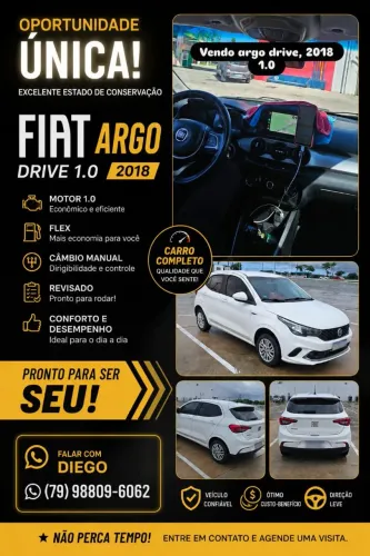 Fiat Argo Drive 1.0 6V Flex 2018