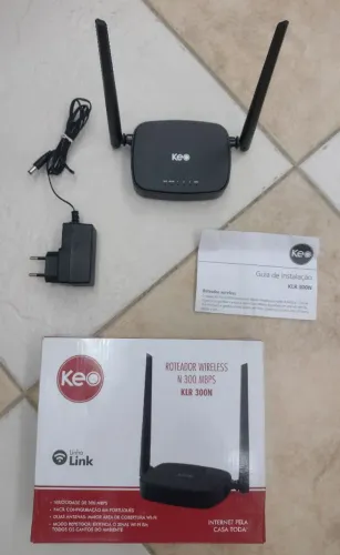 Roteador e Repetidor Keo Wireless