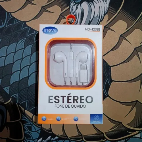 FONE ESTÉRIO MD-12381 ENTRADA MINI USB