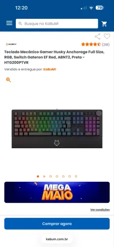 Teclado mecânico husky