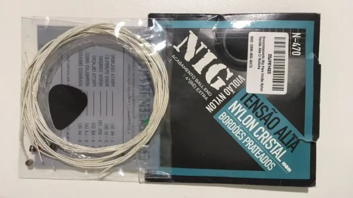 Cordas Violão Nylon NIG N-470 Alta Tensão com Bolinha - NOVO