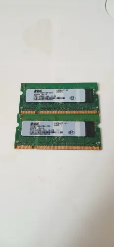 Memória RAM DDR2 Notebook 512MB (2x256MB) SMART - PC2-4200
