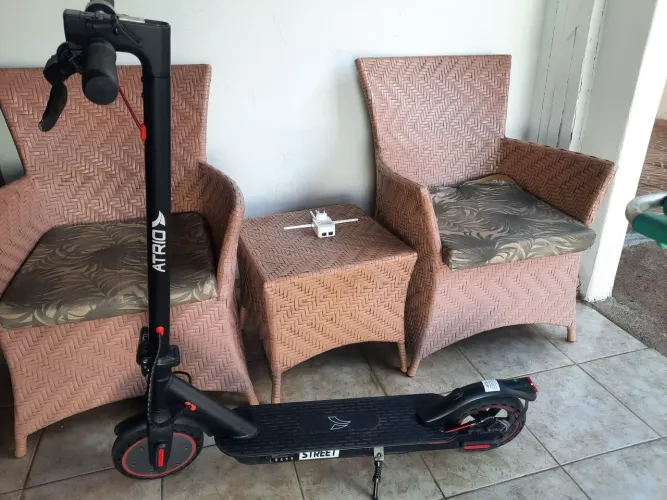 Patinete elétrico com defeito
