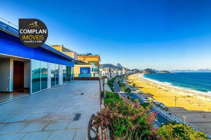 Cobertura com 4 dormitórios à venda, 425 m² por R$ 11.475.000,00 - Copacabana - Rio de Jan