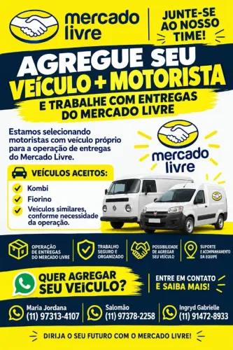 OPORTUNIDADE MERCADO LIVRE