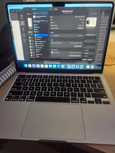 Macbook air m4 512gb 10gpu - 7 (sete!) ciclos bateria - estado de zero