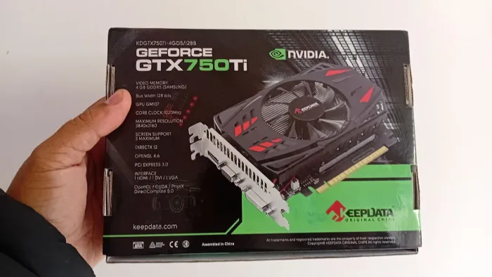 PLACA DE VÍDEO GEFORCE GTX 750 TI 4GB DDR5 128 BITS