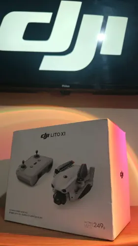 Drone DJI Lito X1 combo fly more radio sem tela NOVO com NOTA INVOICE PARA HOMOLOGAR