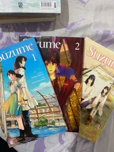 Coleção completa mangá Suzume 1 ao 3