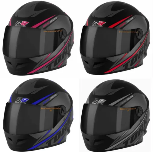VENDE SE CAPACETE PRO TORK R-8 SÃO DIVERSAS CORES e TAMANHO; 56/58
