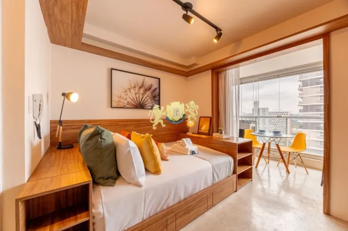 Apartamento mobiliado à venda em Pinheiros| 24m² | 1 Dormitório | 1 Vaga de Garagem