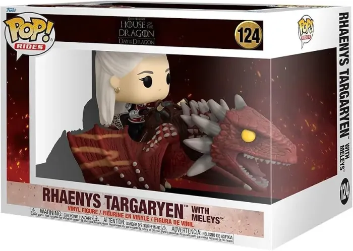 Funko Rhaenys Targaryen e dragão Meleys