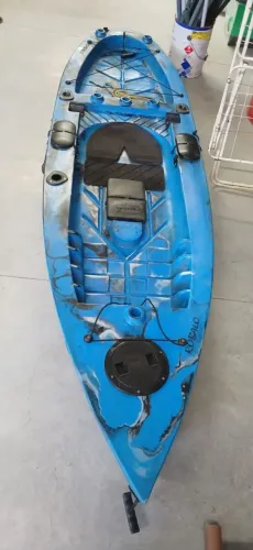 Oportunidade! Caiaque de pesca Caiaker Robalo Pro semi-novo