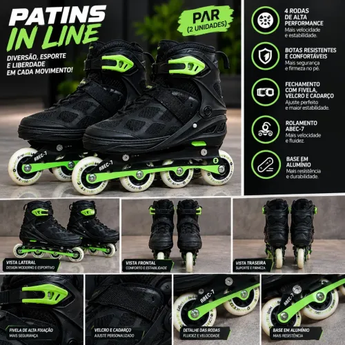 PATINS SEMINOVO USADO UMA ÚNICA VEZ(ALGUMAS MARCAS DE USO)