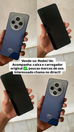 Xiaomi 14c, 128gb, 8 de ram, único dono, tudo funcionando, marcas de uso mínimas.