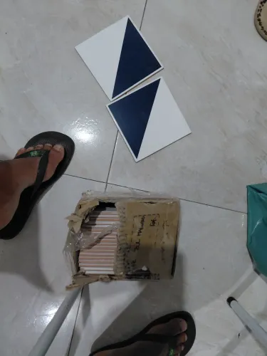 Azulejo lurka azul marinho Raiz caixa com 20 peças 