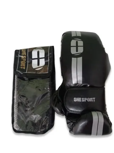 LUVA DE BOXE / MUAY THAI One sport 14oz - Nova com bolsa - Aracaju