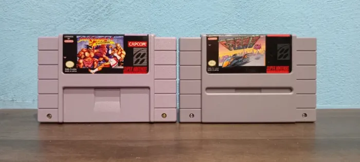 Cartuchos Super Nintendo | F-Zero e Street Fighter Turbo Original