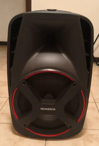 Caixa de Som Amplificada Mondial Connect Power Plus CM-550 Bluetooth 550W