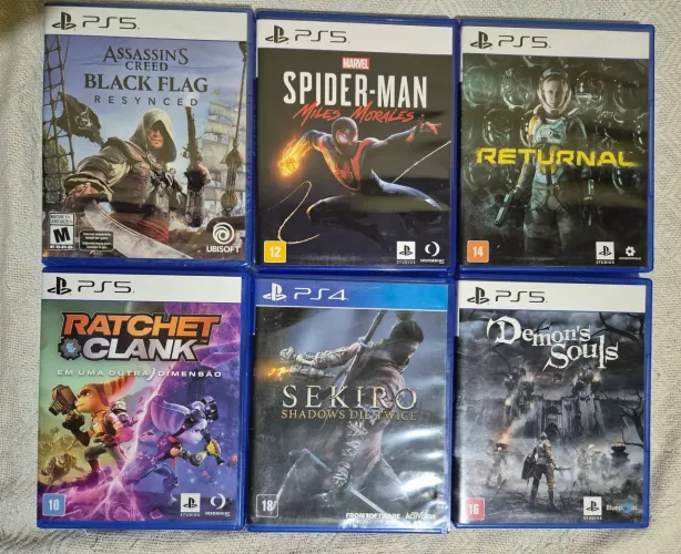 Lote de jogos PS5 