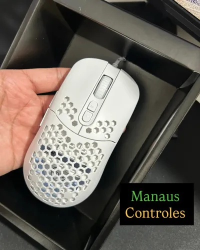 Mouse Gamer Horus USB Iluminação Rgb 12.800 Dpi