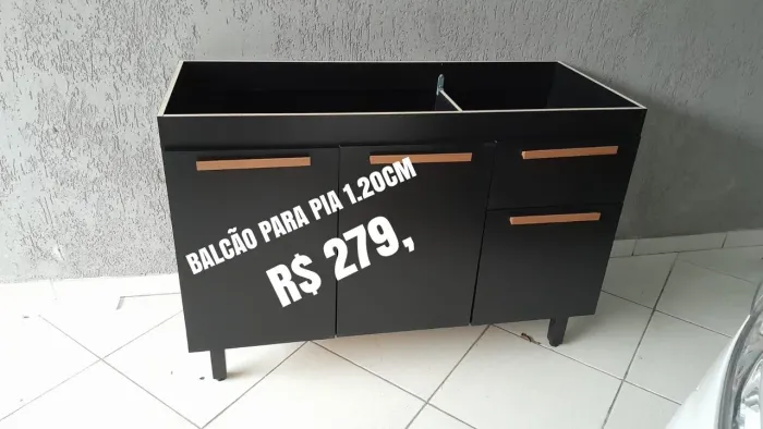 BALCÃO PARA PIA 1.20 CM NOVO