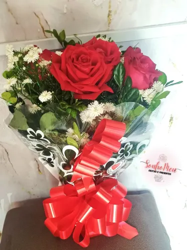 Bouquet de Rosas naturais
