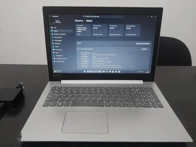 Notebook lenovo i5 8 geração / 8 de ram / 1Tb  