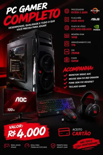 PC gamer completo 
