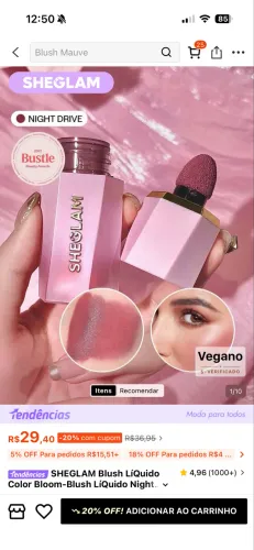Blush líquido sheglam