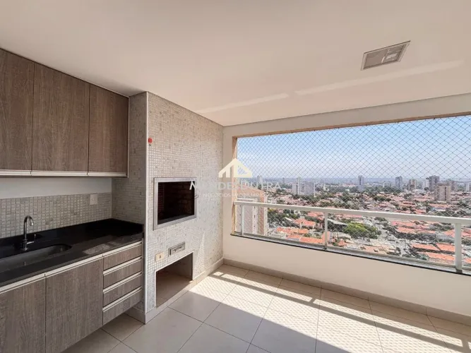 Apartamento para alugar com 3 quartos sendo 1 suíte, sacada com churrasqueira, 2 vagas de