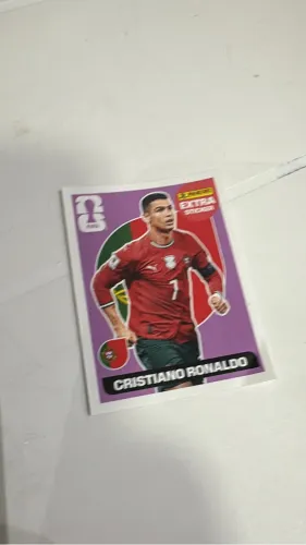 Figurinha Cristiano Ronaldo extra copa