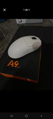Mouse sem fio A9 BRANCO SENSOR 3395