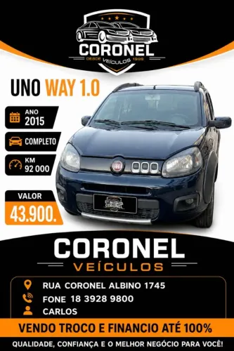 Fiat Uno WAY 1.0 EVO Fire Flex 8V 5P 2015
