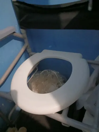 Cadeira de rodas para banho