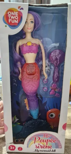 Linda boneca sereia Sirene one two fun importada NOVA tipo barbie