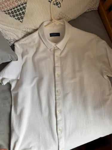 camisa botão branca M