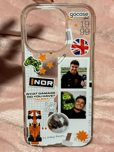 Capinha GOCASE F1 Lando Norris iPhone 15 Pro